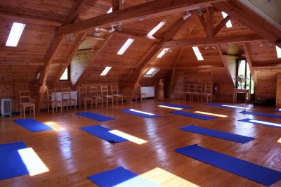 Mill Attic with Yoga mats